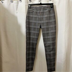 Sanctuary x Anthropologie Runway Plaid Leggings Ponte Pants Office  Medium